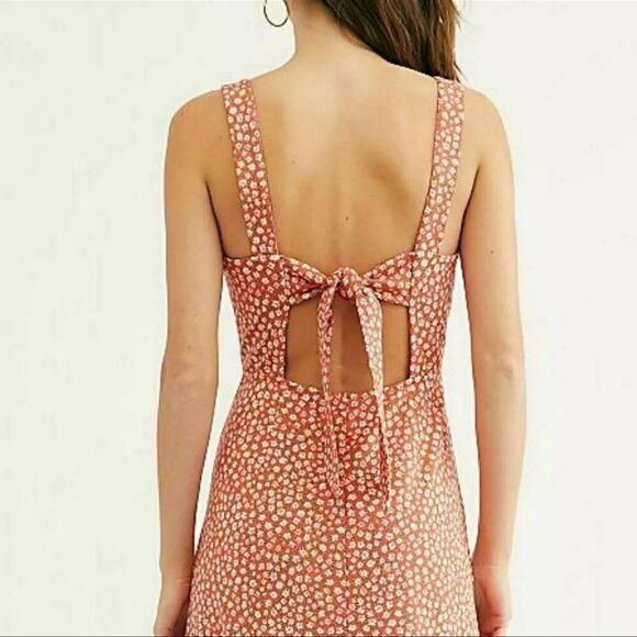 FREE PEOPLE Lorelai Printed Midi Dress - Picture 6 of 6